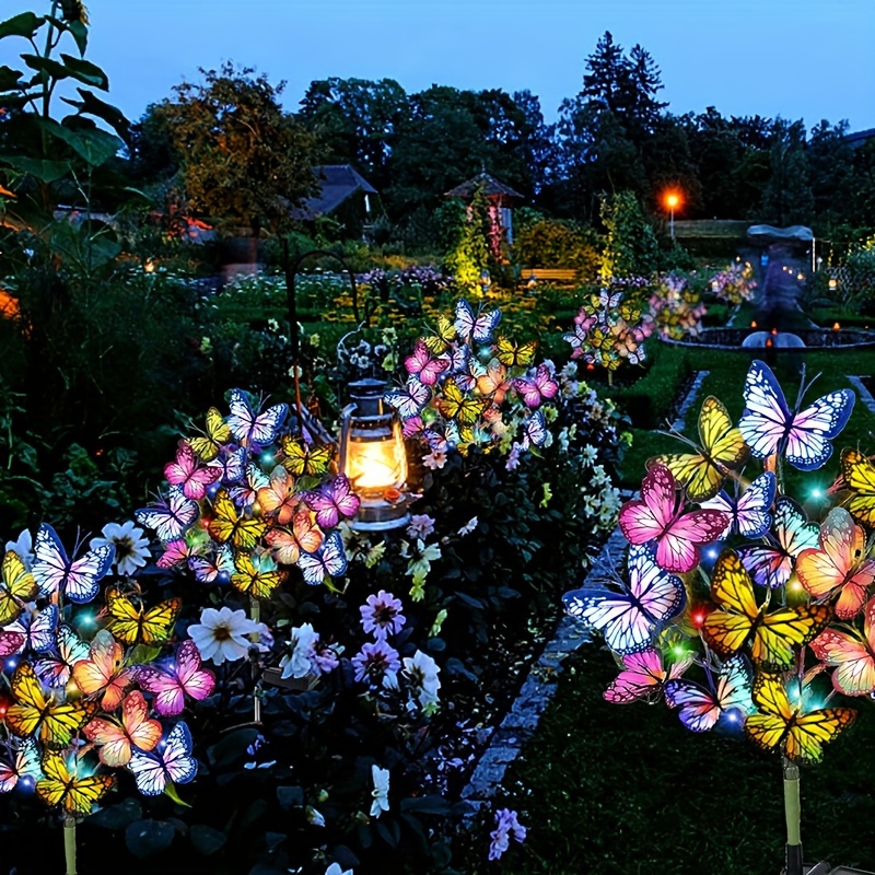Smart Garden Light - Solar LED Butterfly Garden Lights Waterproof