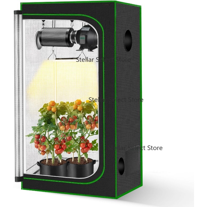 Grow Tent Complete Kit - Large Indoor Greenhouse Kit Complete Herbal