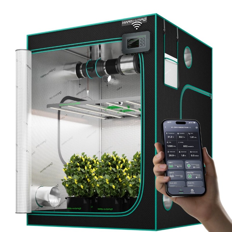 Grow Tent Complete Kit - 480W 4x4ft 120x120cm FC4800 EVO Full