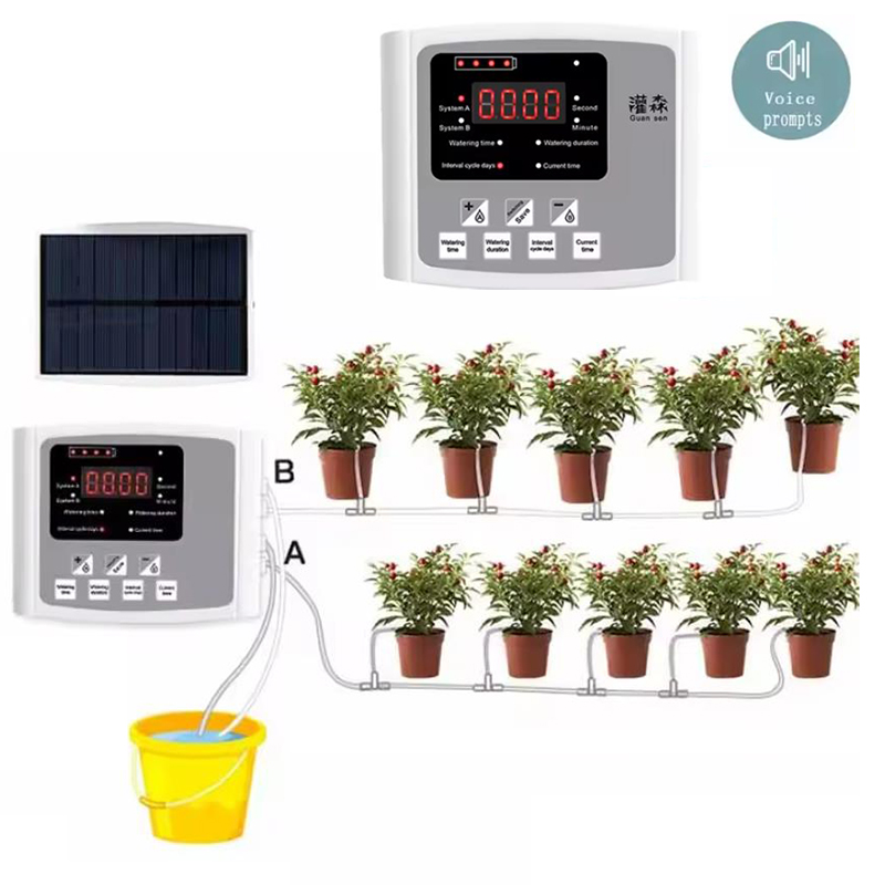 Smart Garden Technology - Solar Irrigation System Garden Automatic Drip