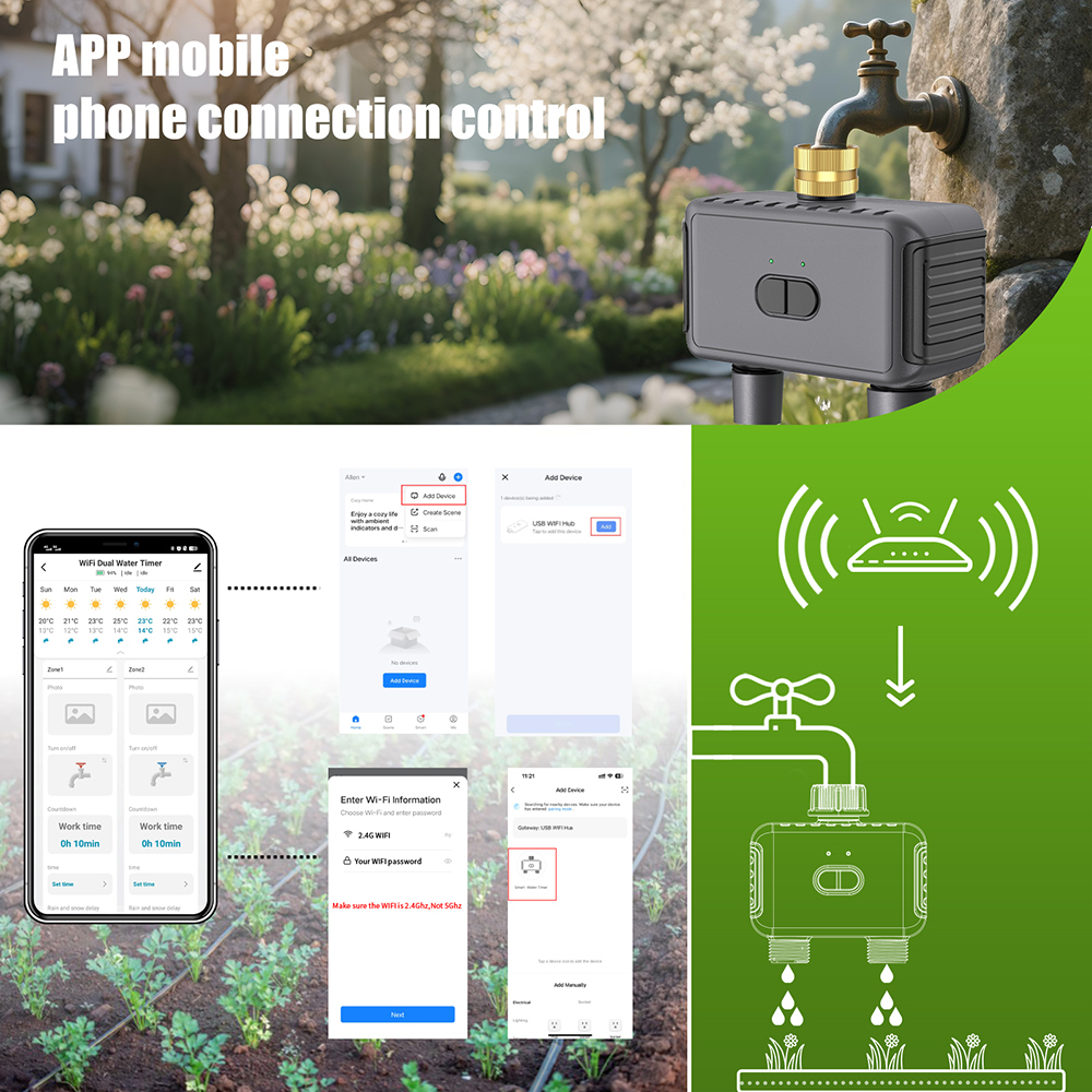 Tuya WiFi Water Timer Smart 2  - Smart Garden Refill review and price