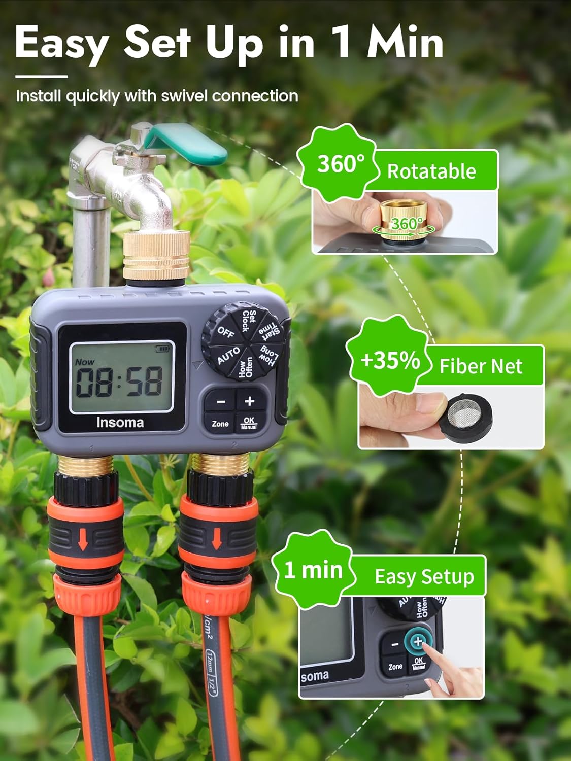 Insoma Smart Irrigation Wateri - Smart Garden Refill review and price