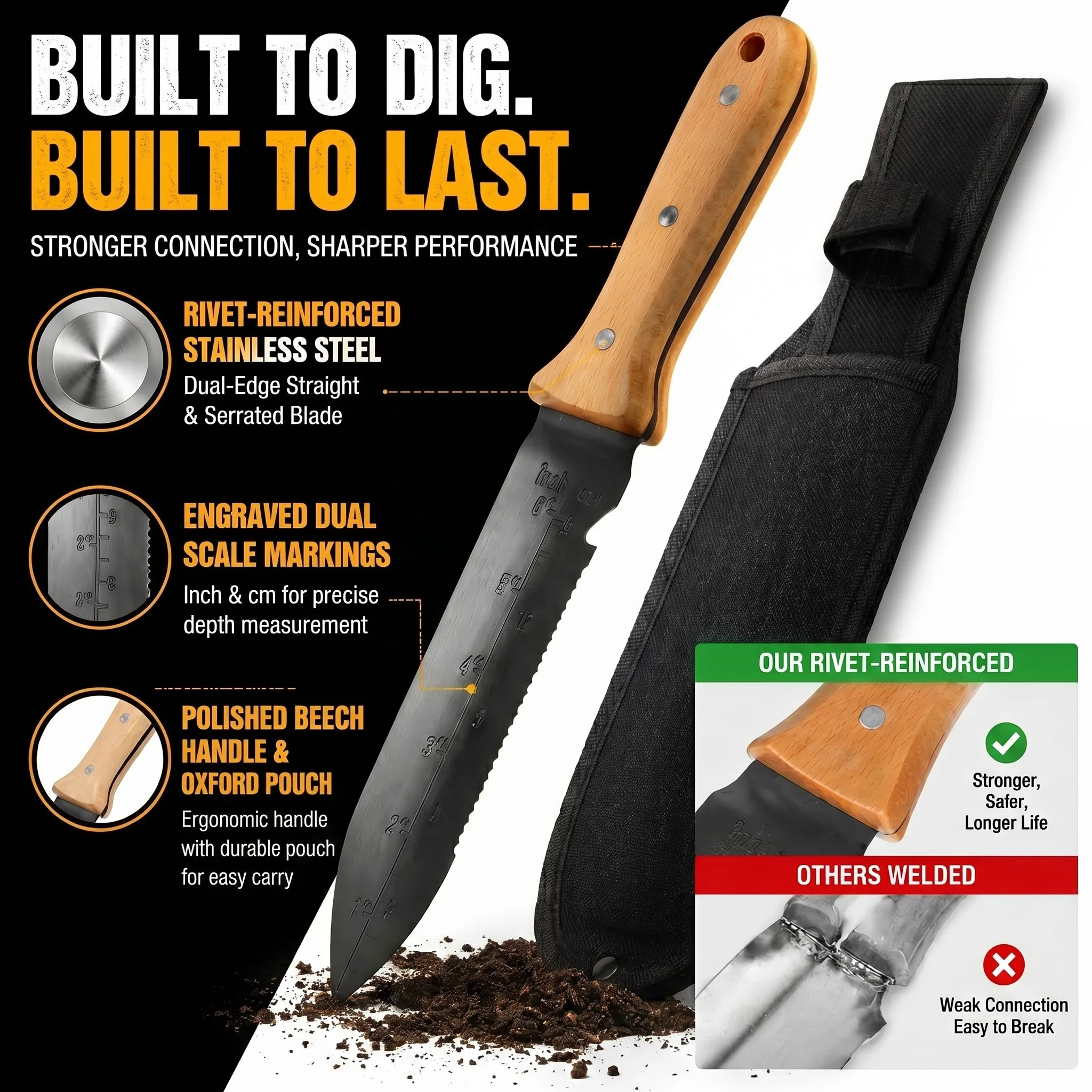 Garden Trowel Stainless Steel  - Smart Garden Edging review and price