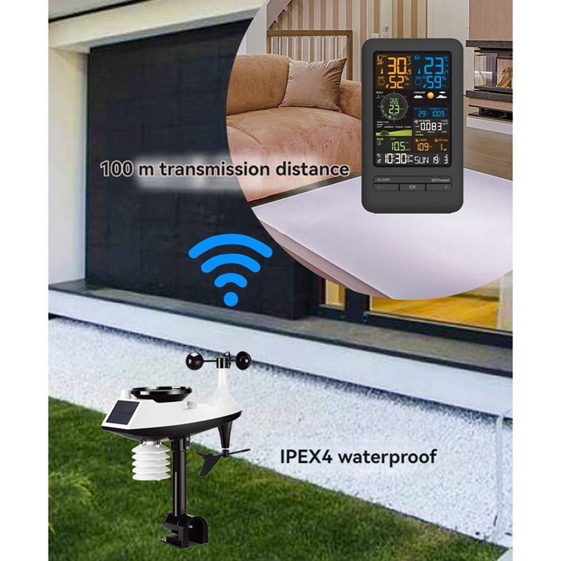 Tuya Weather Station Alarm Wif - Rain Gauge Digital review and price