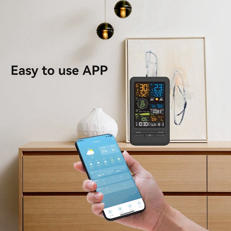 Tuya Weather Station Alarm Wif - Rain Gauge Digital review and price