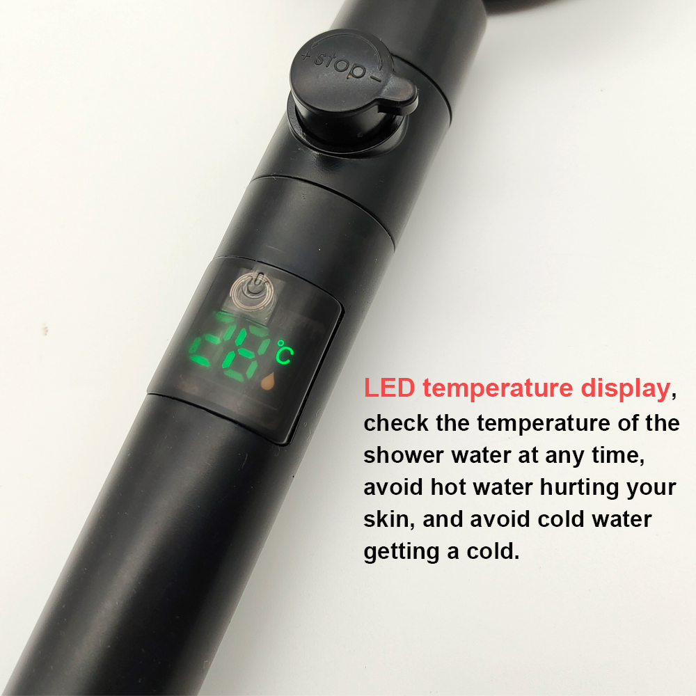 New LED Shower Head Temperatur - Rain Gauge Digital review and price