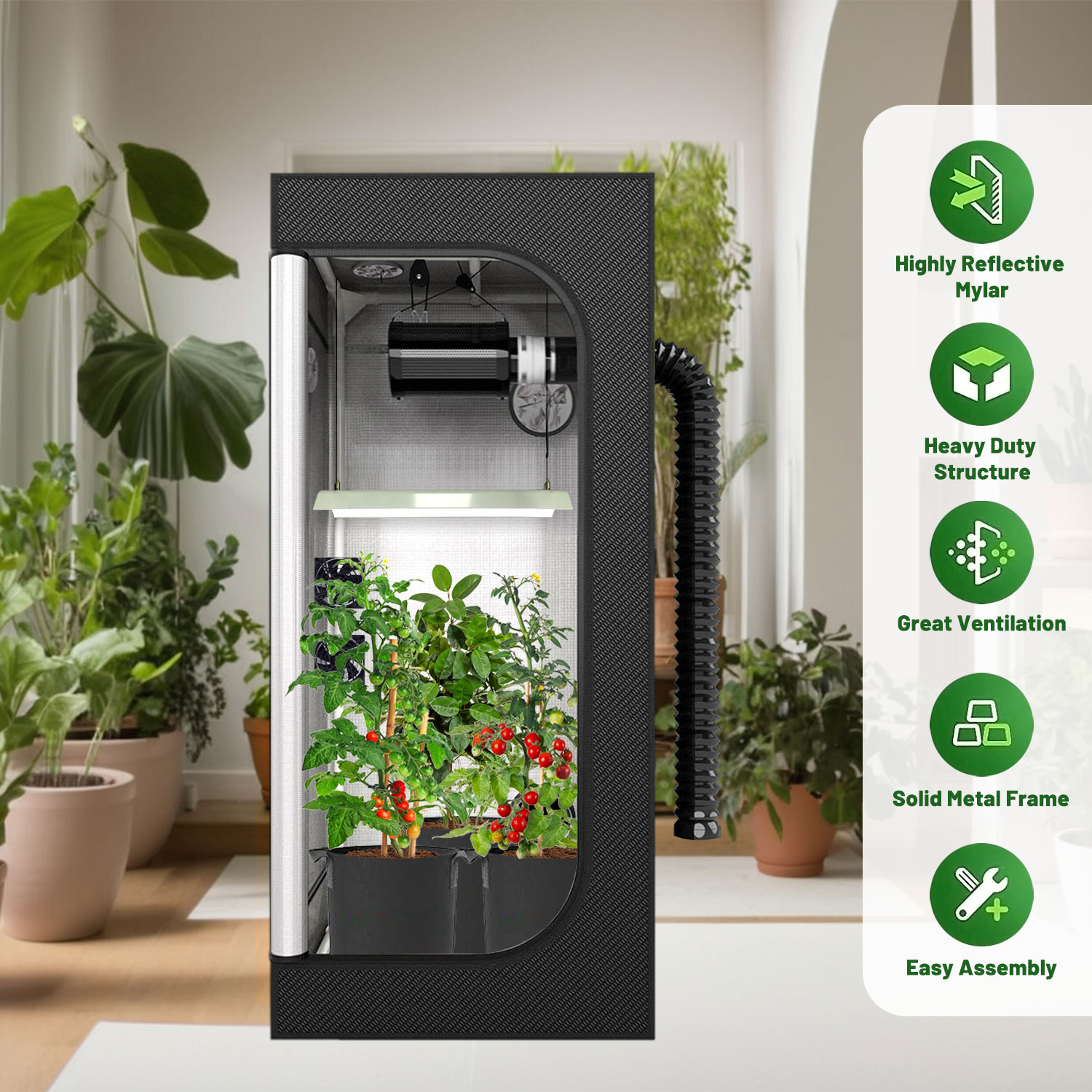 4x4 Grow Tent Complete Kit LED - Grow Tent Complete Kit review and price
