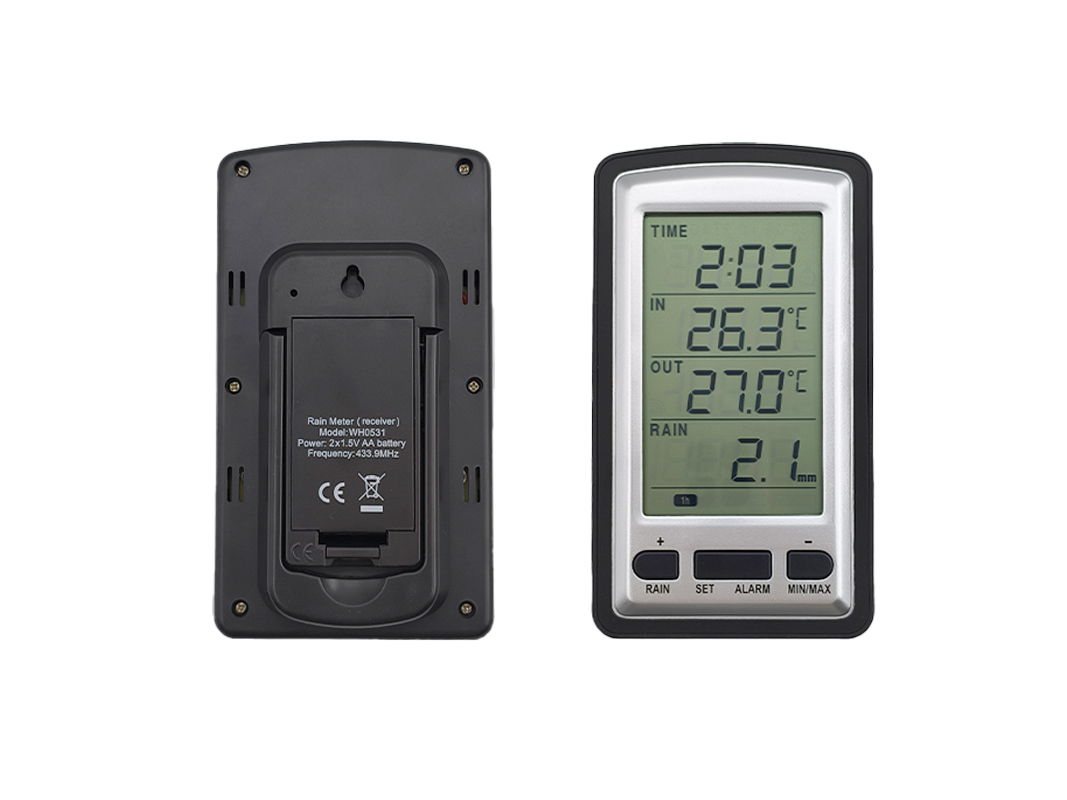 Wireless Rain Meter W/ Thermom - Rain Gauge Digital review and price