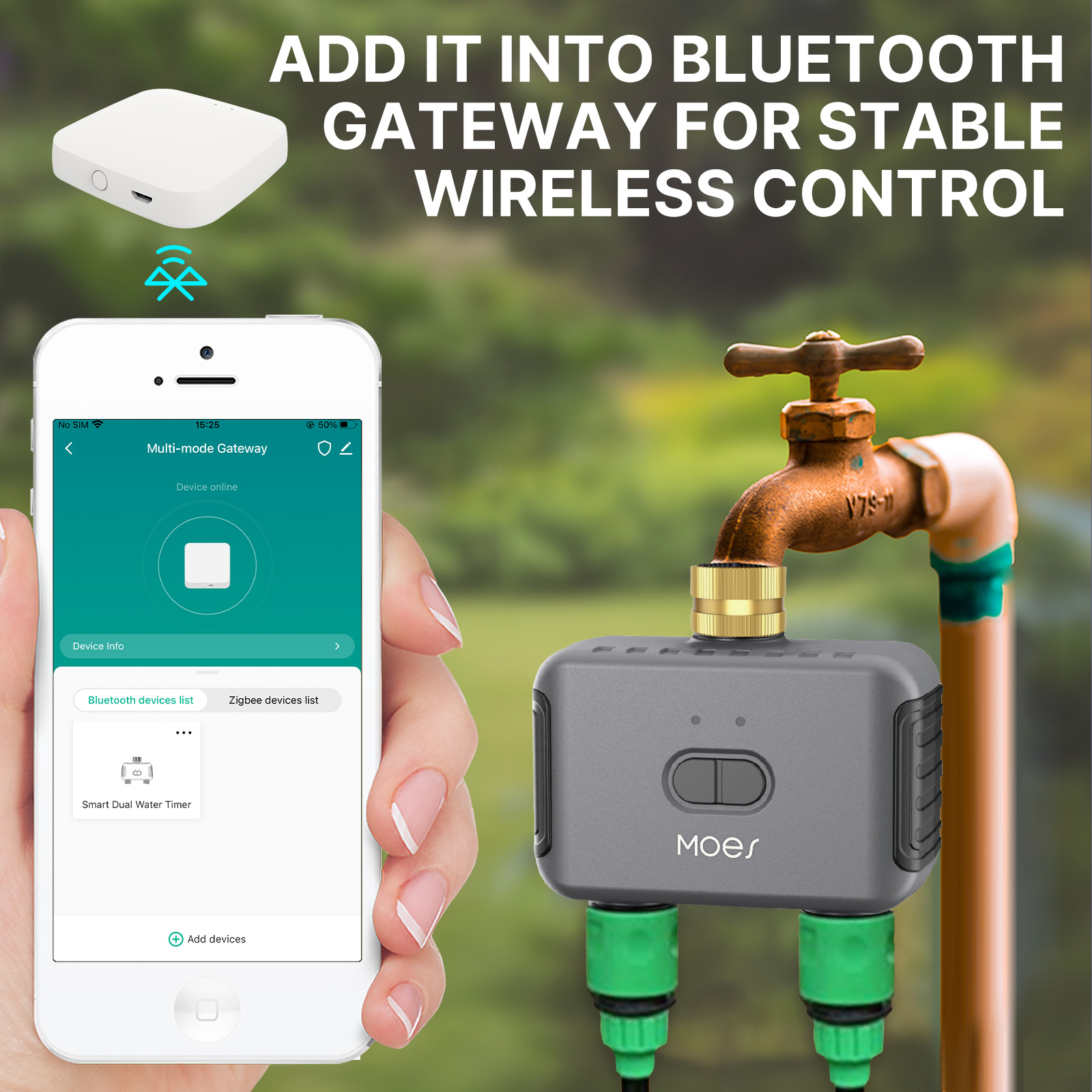 MOES Bluetooth Smart 2-Way Wat - Smart Garden Refill review and price
