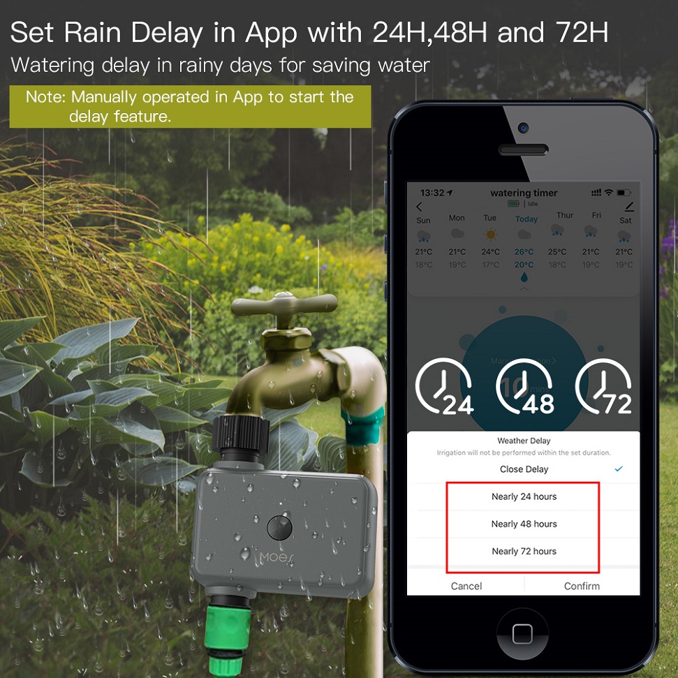 BLuetooth Valve Garden Waterin - Smart Garden Refill review and price