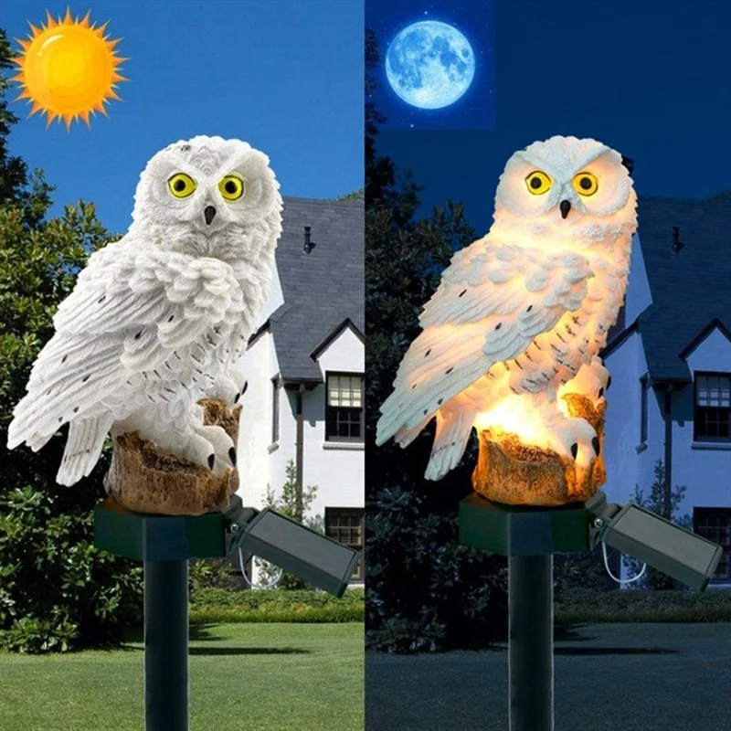 Solar Owl Statue Garden Light  - Smart Garden Light review and price