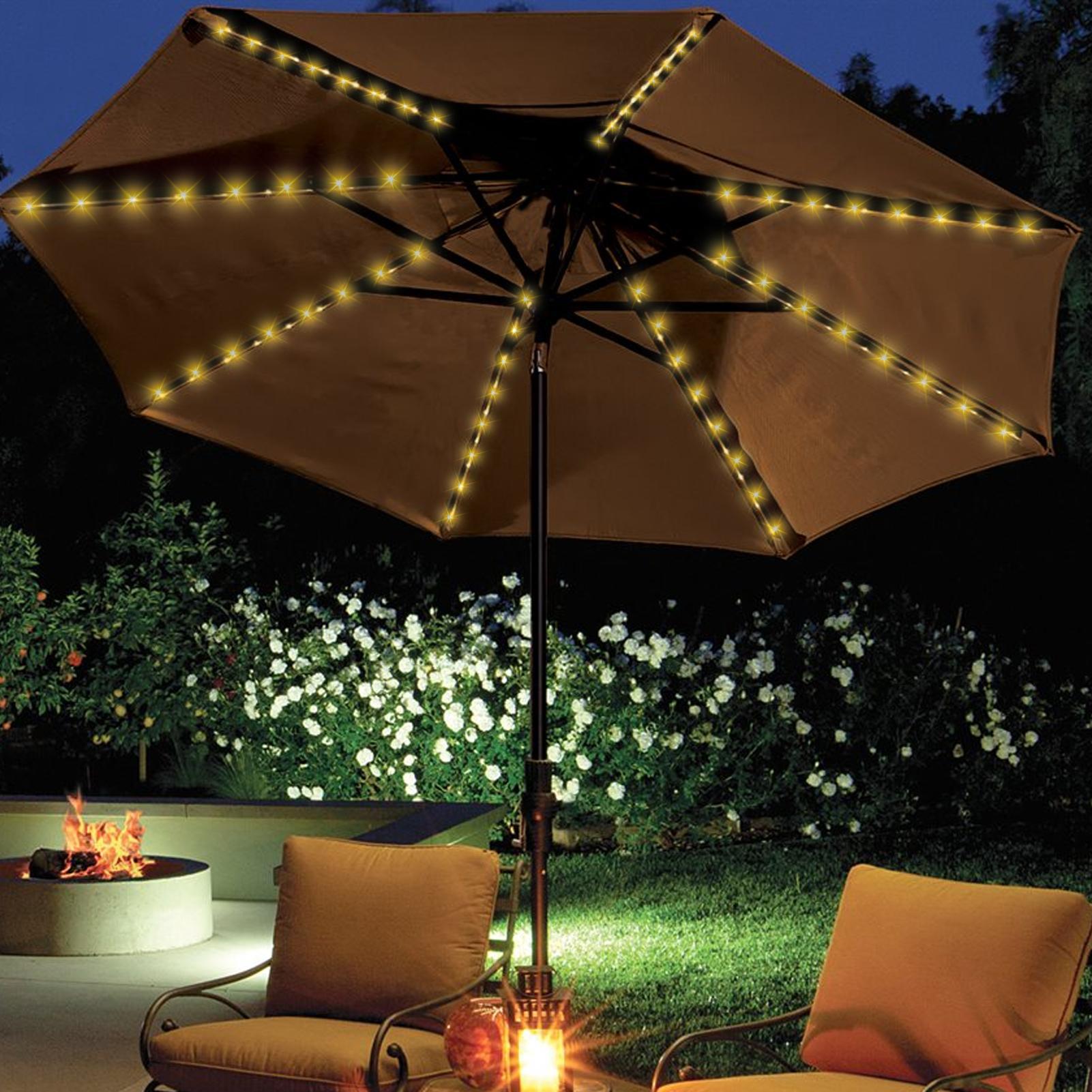 Solar Umbrella String Light 10 - Smart Garden Light review and price
