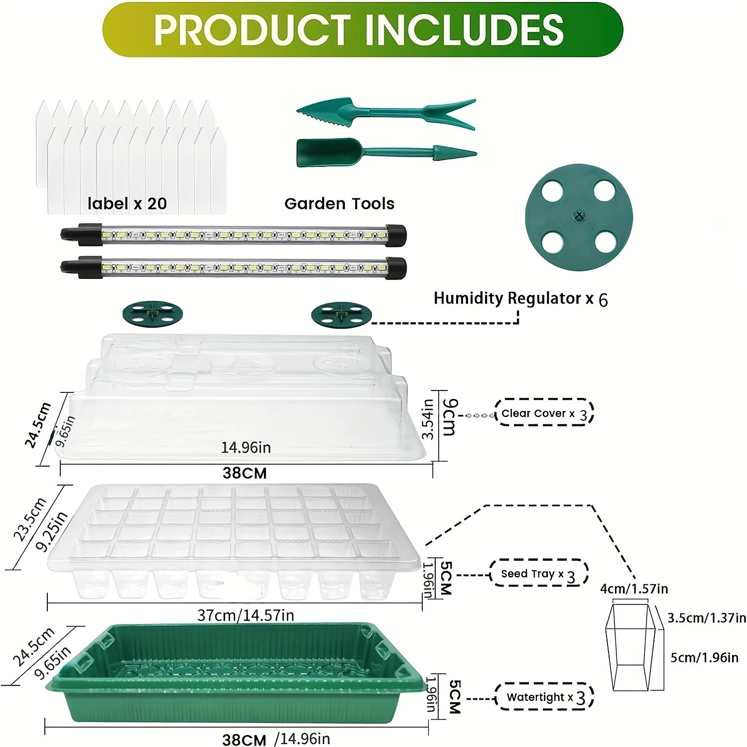 Seed Starter Trays With High D - Smart Garden Light review and price