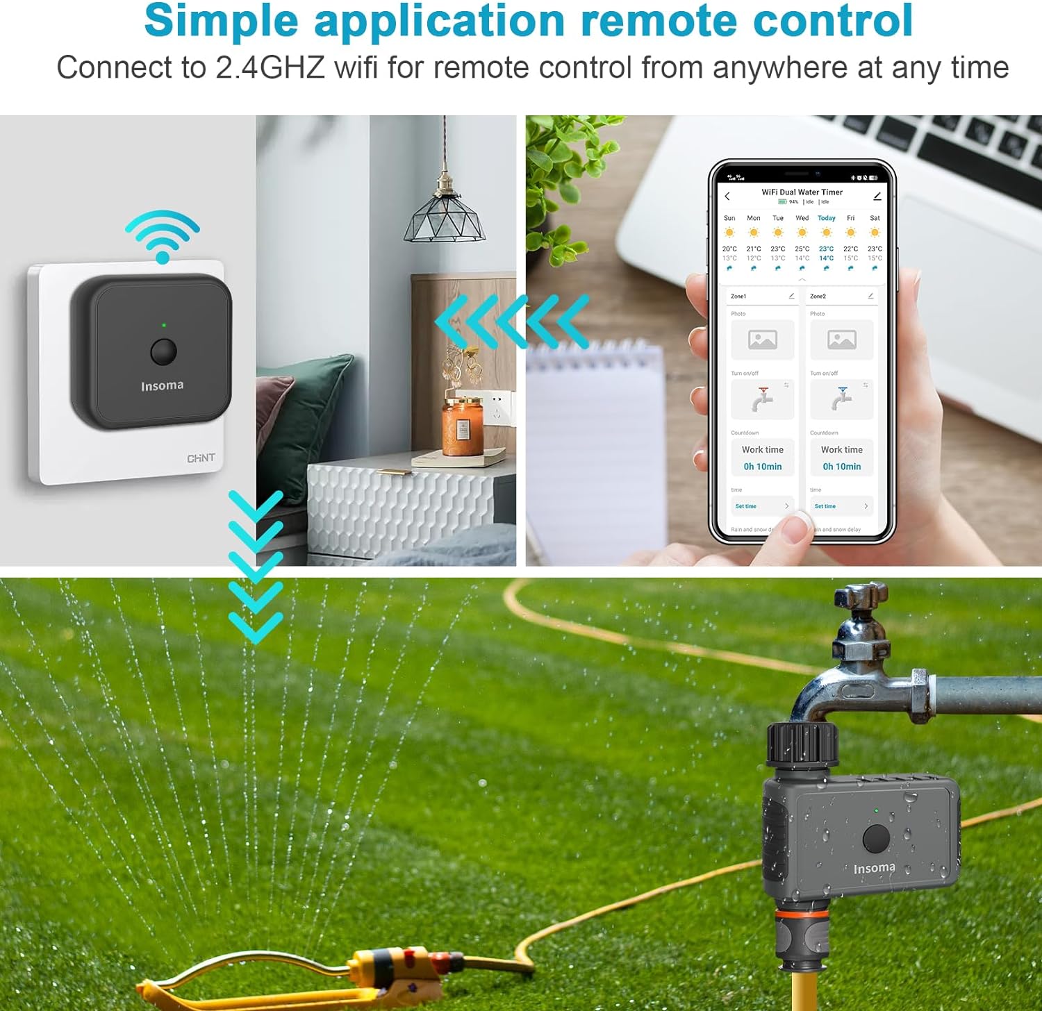 Insoma Wifi Automatic Sprinkle - Smart Garden Refill review and price