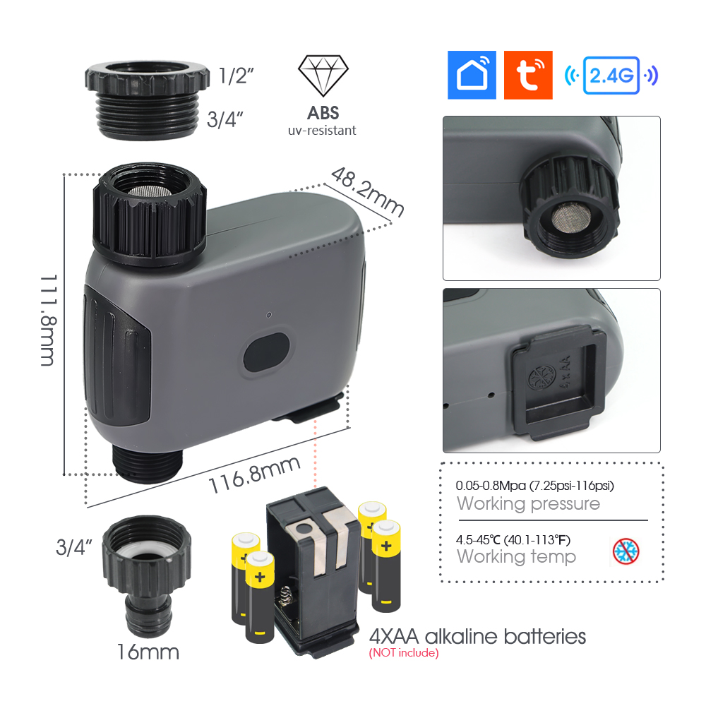 Tuya Smart Wifi Irrigation Tim - Smart Garden Refill review and price