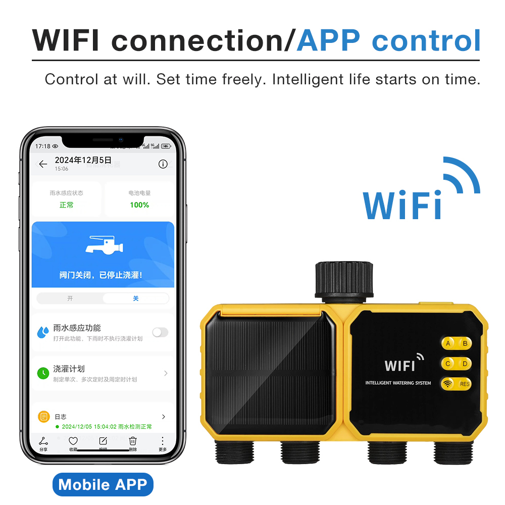 WiFi Solar Irrigation Timer 1/ - Smart Garden Refill review and price