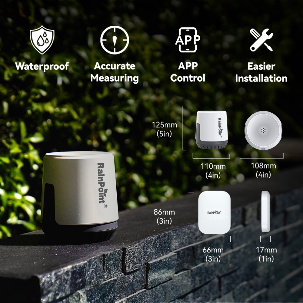 RAINPOINT Wireless Digital Rai - Rain Gauge Digital review and price