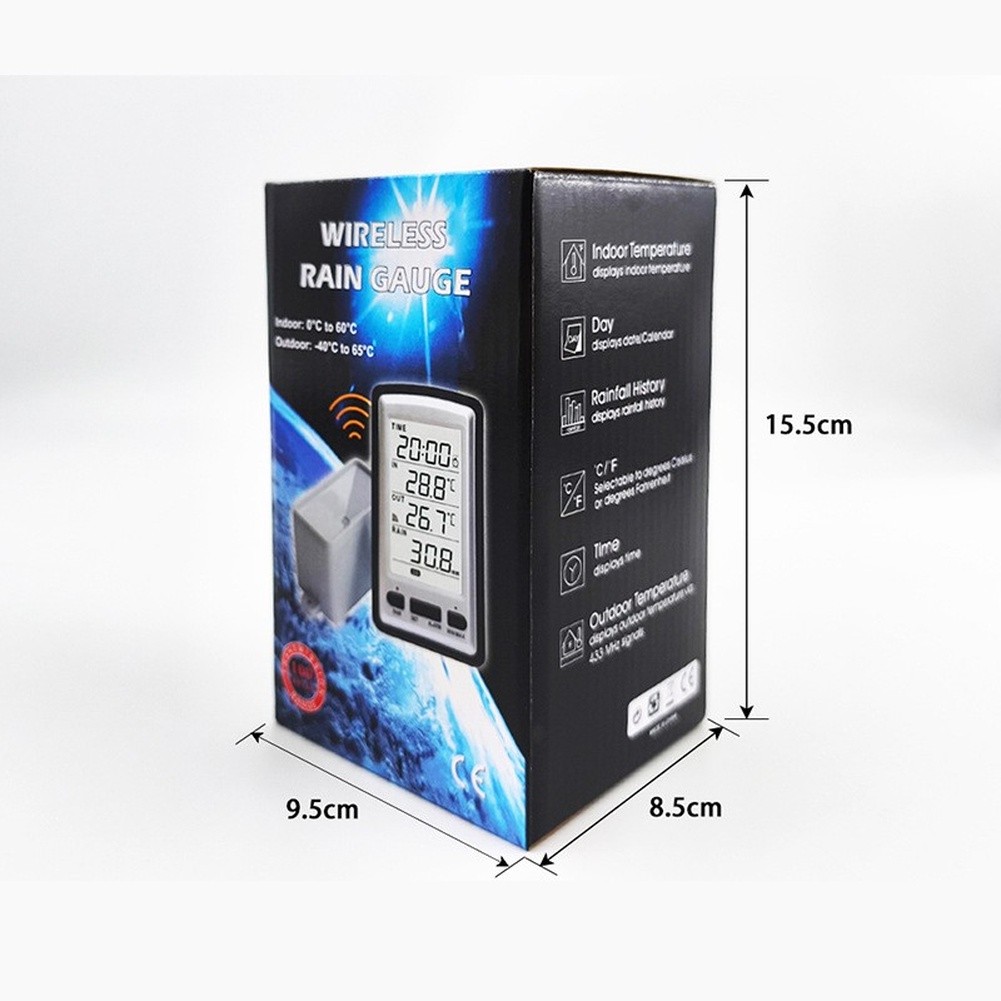 Digital Wireless Rain Gauge We - Rain Gauge Digital review and price