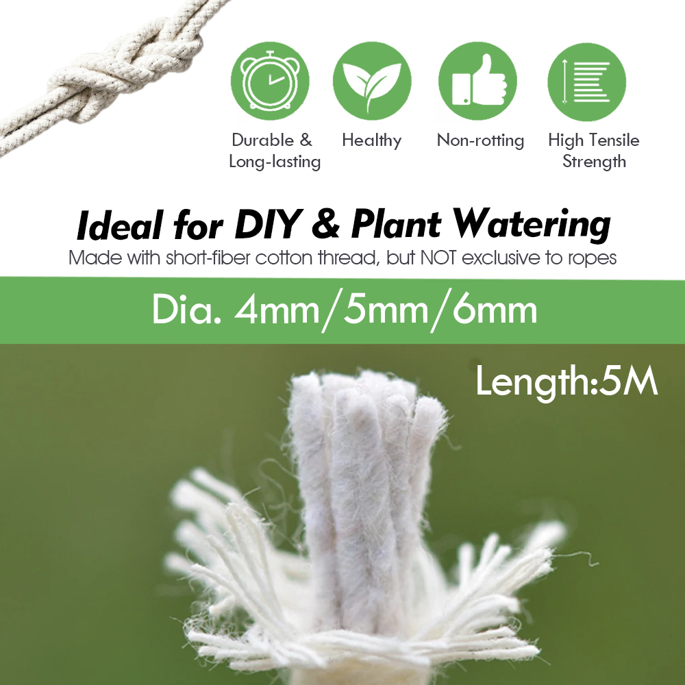 4/5/6mm Self Watering Cotton W - Yoocaa Smart Garden review and price